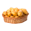 Potatos in a basket
