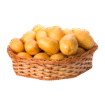 Potatos in a basket